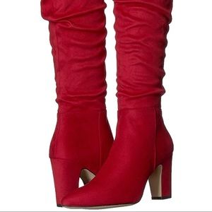 New Over the Knee Boots Red Suede, Chinese…